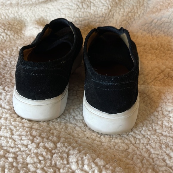Franco Sarto Nadine Black Suede Slip-On Sneakers size 7 - Picture 5 of 16